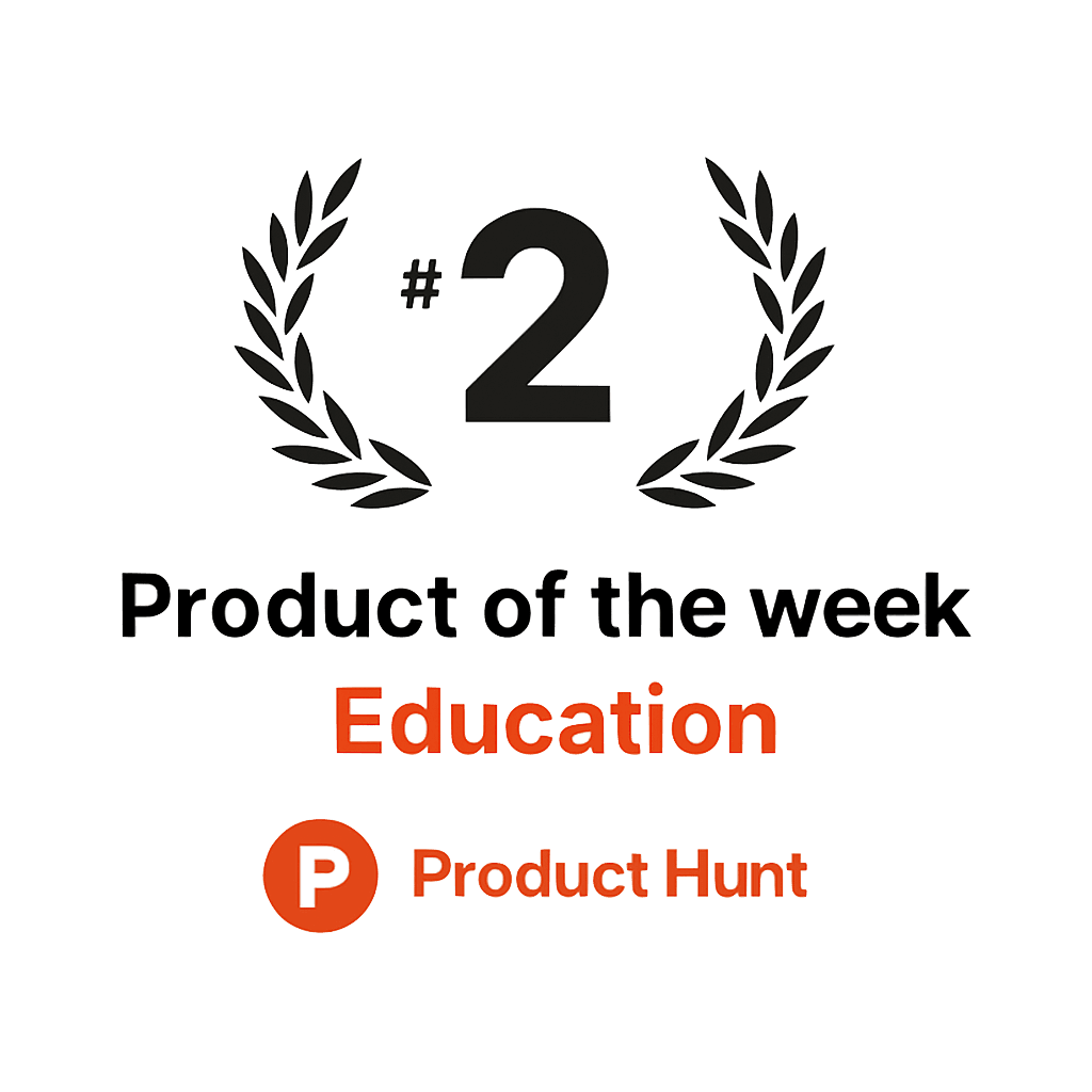 Product Hunt Ranking Badge